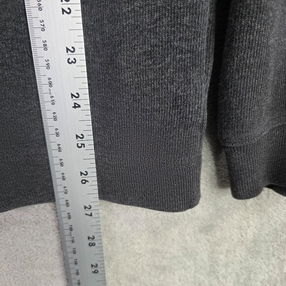 Mens Nike Golf Dri Fit 1/4 Zip Gray Pullover Sweater Cotton Polyester Blend L - Picture 7 of 9